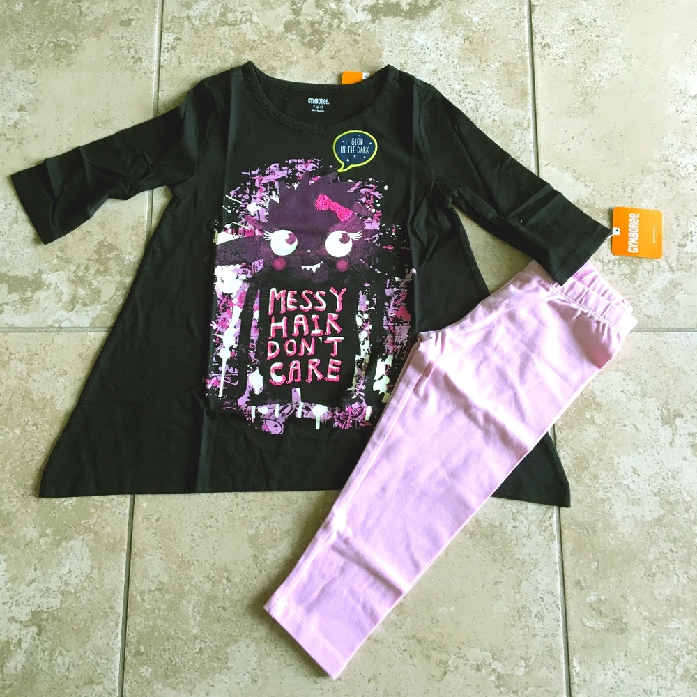 "FALL FESTIVAL"Tunic & Petal Pink Sparkly Leggings